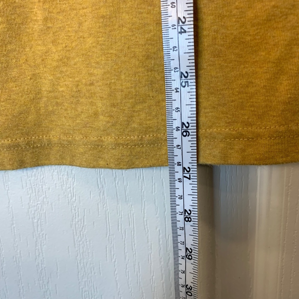 Ellen Tracy Mustard Long-Sleeve Women's Tee - Picture 5 of 7